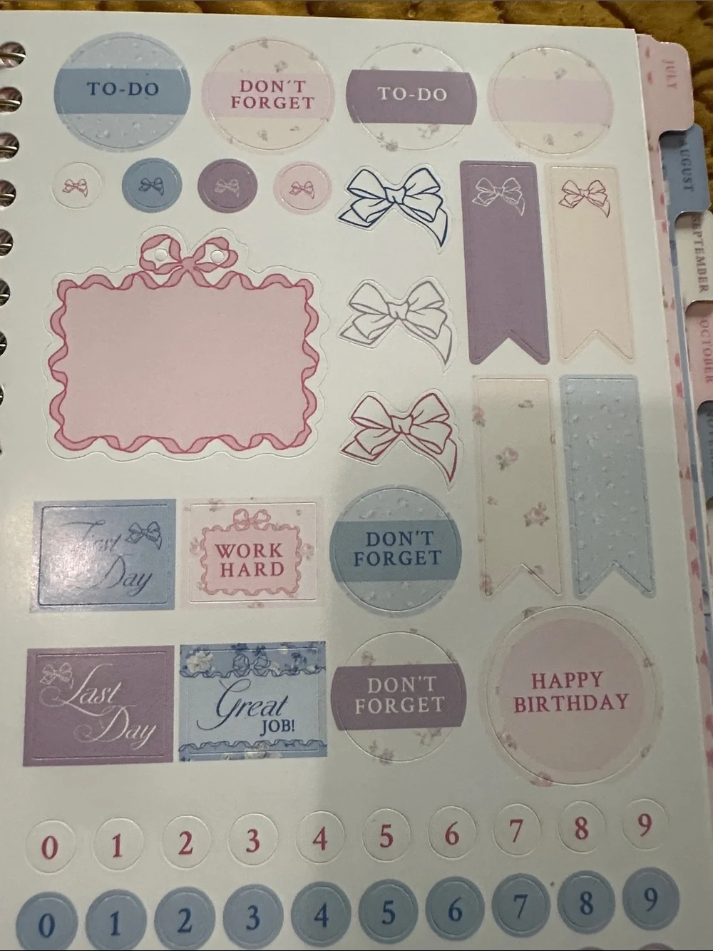 LoveShackFancy Everblooming Rosettes Blue Floral Planner